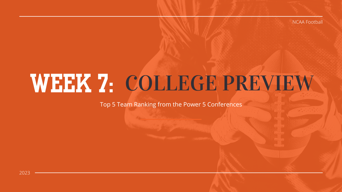 Week 7 College Football Preview