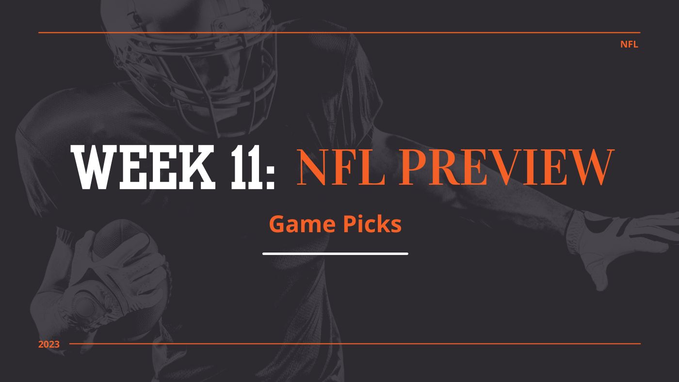 NFL Week 11 Game Picks