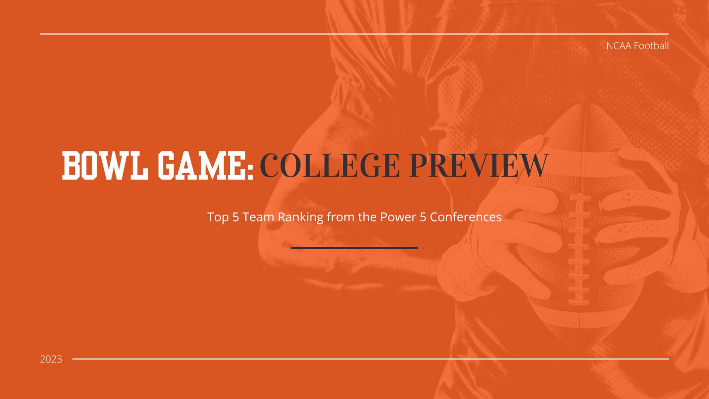 Bowl Game College Football Preview